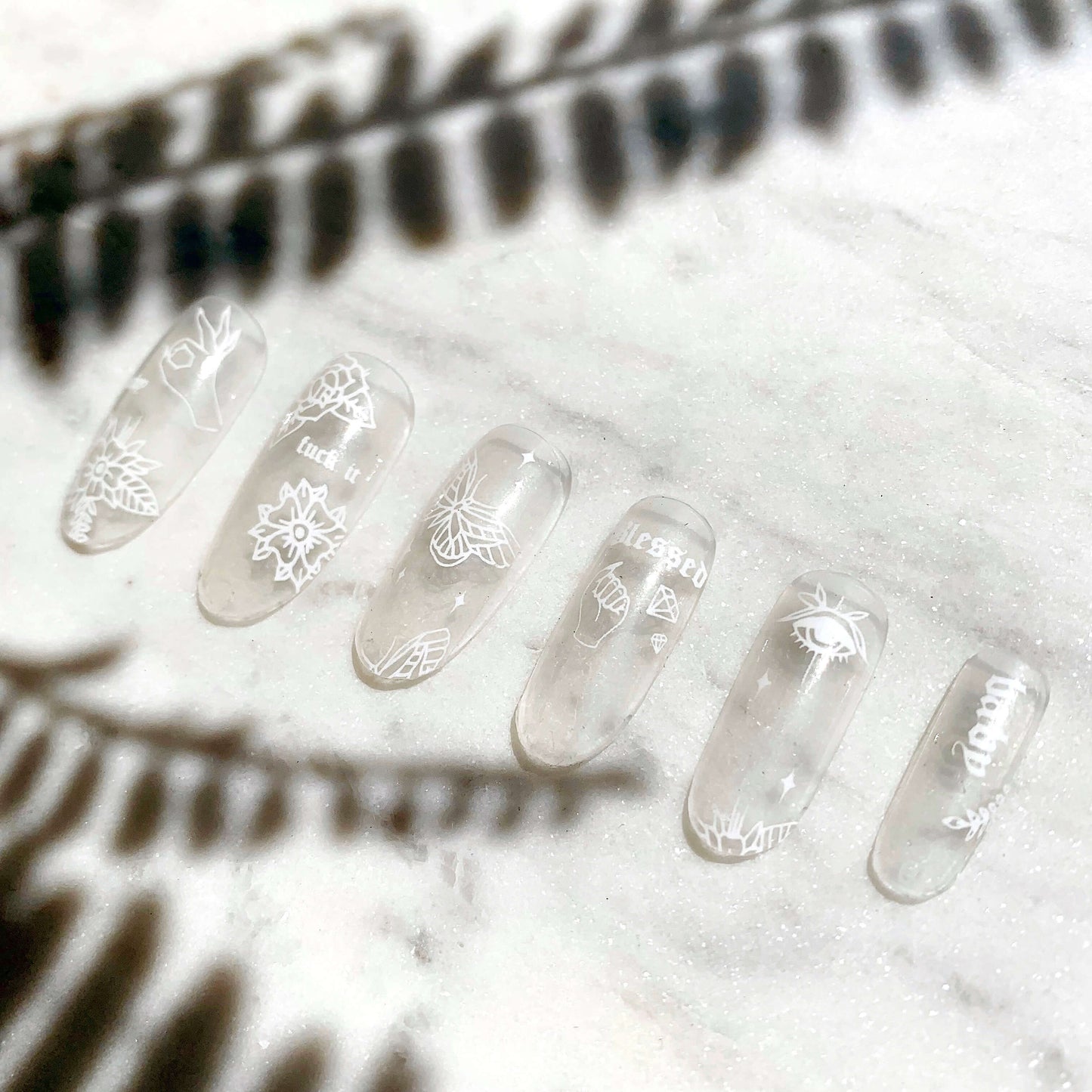 The Lazy Mani | Miami Ice Nail Polish Strips flatlay